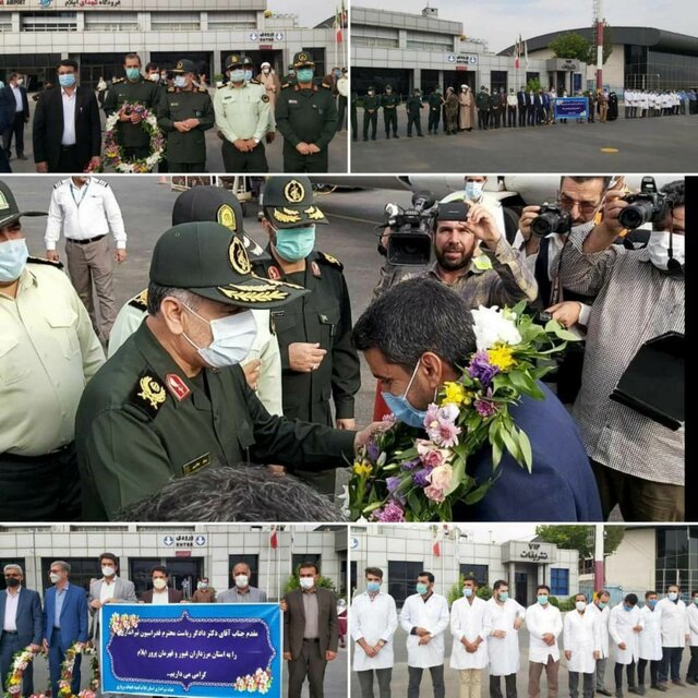 جواد فروغی با استقبال مردم و مسئولان وارد ایلام شد/ تقدیر از مدال‌آور المپیک در استانداری