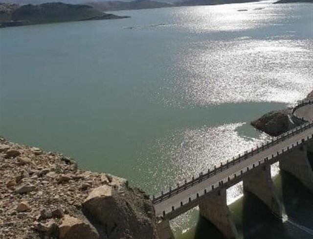 میزان برداشت آب از سد ایلام ۶۳۰ لیتر درثانیه است