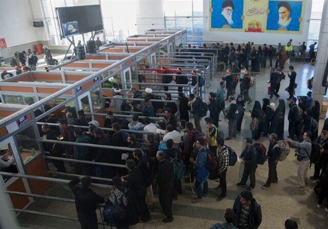 تردد بیش از ۲ میلیون و ۸۰۰ هزار نفر از مرز مهران تا بامداد امروز