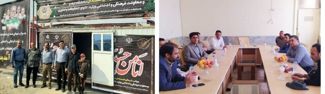 بازدید معاون فرهنگی وزیر علوم از موکب شهدای هسته‌ای دانشگاه ایلام و دانشگاه پیام‌نور
