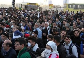 ۸۰ درصد تردد از مرز مهران مربوط به بازگشت زوار است