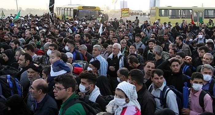 ۸۰ درصد تردد از مرز مهران مربوط به بازگشت زوار است