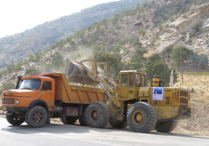 مسیل ورودی تنگه “ارغوان” لایروبی شد