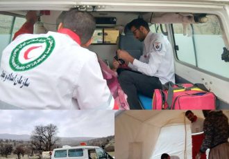 عملیات ۴ ساعته برای نجات جان زن باردار در ارتفاعات منطقه قلارنگ روستای چشمه چاهی شهرستان سیروان