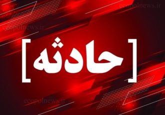 مرگ راننده تریلی در ایوان