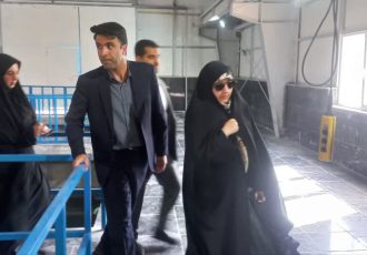 بازدید معاون امور زنان و خانواده ریاست‌جمهوری از تصفیه‌خانه آب شهدای شهرستان ملکشاهی