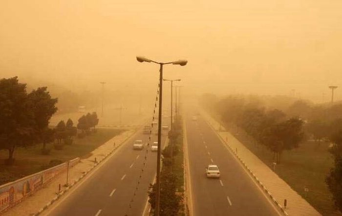 گرد و خاک شدید مناطق مختلف استان ایلام را فرا گرفت