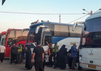 ۱۵ هزار نفر با ناوگان حمل و نقل عمومی وارد مرز مهران شدند