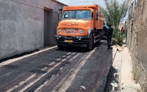 آغاز عملیات اجرای نهضت آسفالت در ۶ روستای ایوان