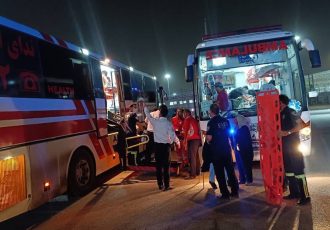 انتقال ۲۳ زائر جانباخته و مصدوم از عراق به مرز مهران