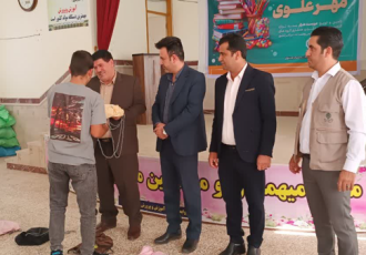 توزیع ۴۵۵ بسته لوازم‌التحریر در قالب پویش ملی «مهر علوی»
