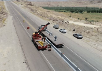 نصب ۱۳ کیلومتر نیوجرسی در محورهای مواصلاتی ایلام