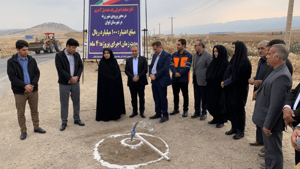 آغاز عملیات احداث پل ورودی زرنه با اعتبار ۱۰۰ میلیارد ریال