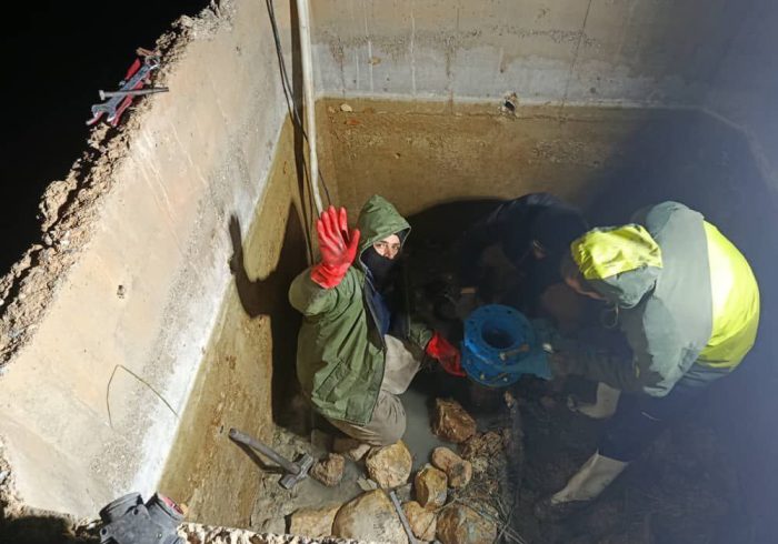 اجرای تعمیرات اساسی در تأسیسات آبرسانی سد و چشمه گُلگُل با تلاش شبانهروزی نیروهای آبفای ایلام اجرای تعمیرات اساسی در تأسیسات آبرسانی سد و چشمه گُلگُل با تلاش شبانهروزی نیروهای آبفای ایلام