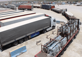 رشد ۳۳ درصدی ترانزیت کالا در پایانه مرزی مهران رشد ۳۳ درصدی ترانزیت کالا در پایانه مرزی مهران