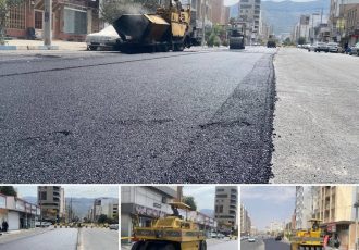 گام تازه نهضت آسفالت ایلام؛ عملیات روکش آسفالت خیابان انقلاب آغاز شد